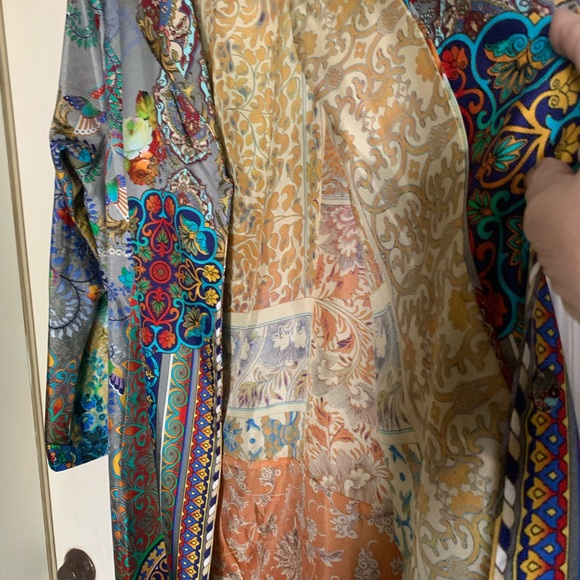 Johnny Was silk jacket - Picture 5 of 10